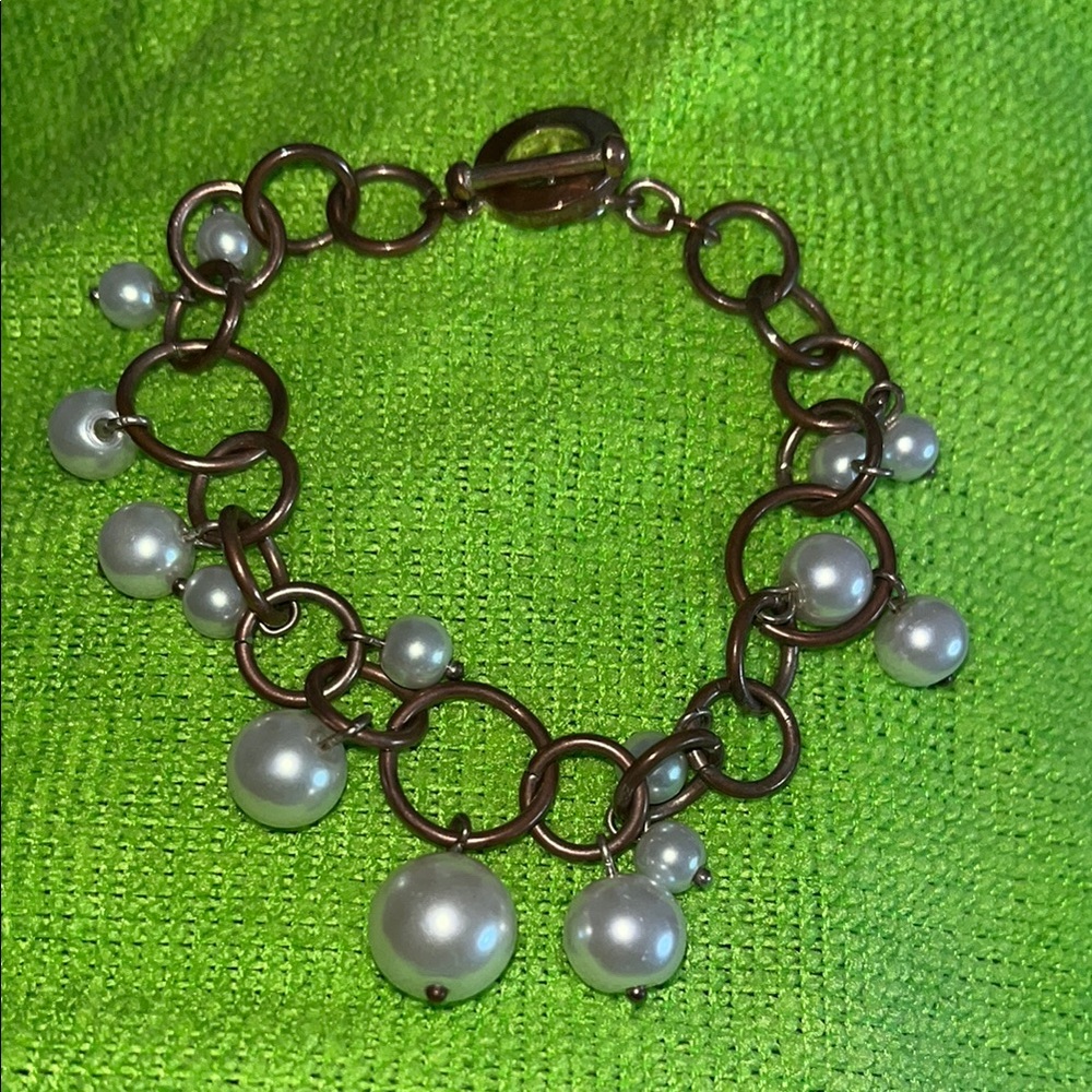 Silpada Pearl Charm Bracelet FINAL PRICE DROP